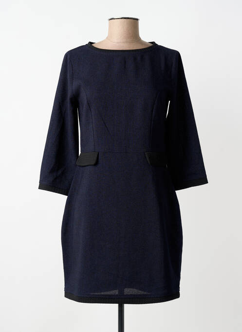 Rochie scurtă mâneci 3/4 mâneci 3/4 albastru MOLLY BRACKEN femme