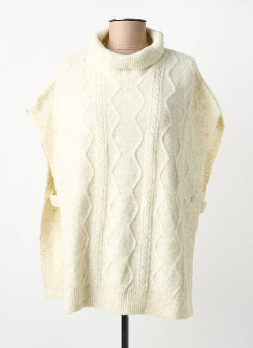 Poncho bej MOLLY BRACKEN femme