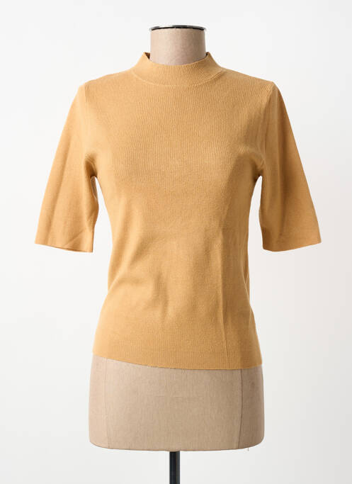 Tricou croială cambrată mâneci scurte maro MOLLY BRACKEN femme