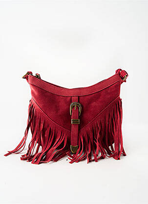 Geantă mâneră 1 mâneră de transport formă dreptunghiulară roșu INES DELAURE femme