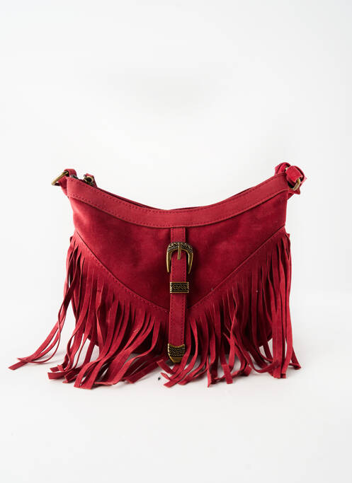 Geantă mâneră 1 mâneră de transport formă dreptunghiulară roșu INES DELAURE femme