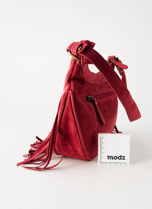 Geantă mâneră 1 mâneră de transport formă dreptunghiulară roșu INES DELAURE femme