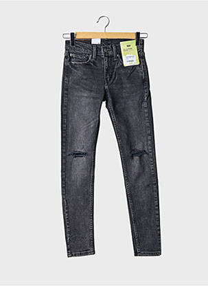 Blugi cu croială slim efect uzat decolorat mărime normală negru LEVI'S femeie
