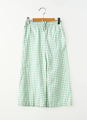 Pantalon drept croială dreaptă talie elastică verde RALPH LAUREN fată