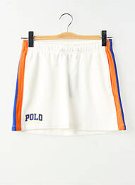 Fustă scurtă croială dreaptă alb RALPH LAUREN fille