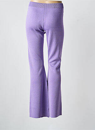 Pantalon larg mărime normală mărime normală violet TOMMY HILFIGER femeie