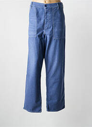 Pantalon larg închidere cu fermoar sub clapetă cu nasturi mărime normală albastru RALPH LAUREN femme