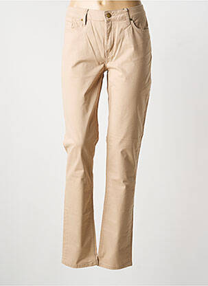 Pantalon drept elasticitate mărime normală bej TOMMY HILFIGER femeie