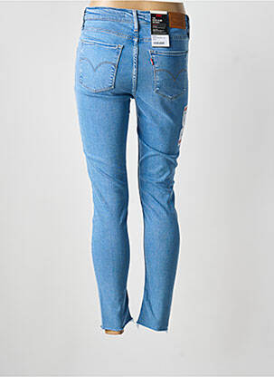 Blugi cu croială slim efect uzat decolorat mărime normală albastru LEVI'S femeie