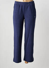 Pantalon drept talie elastică mărime normală albastru DAMART femme