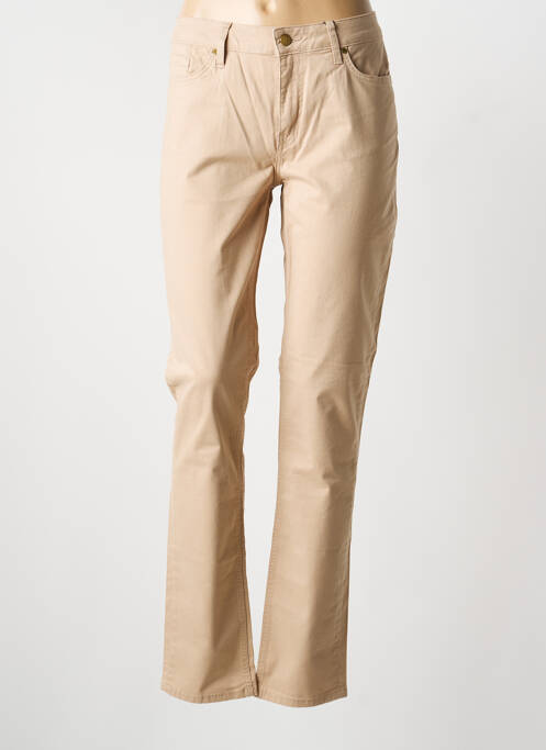 Pantalon drept elasticitate mărime normală bej TOMMY HILFIGER femme