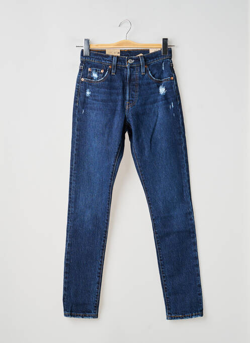 Blugi cu croială slim elasticitate mărime normală albastru LEVIS femme