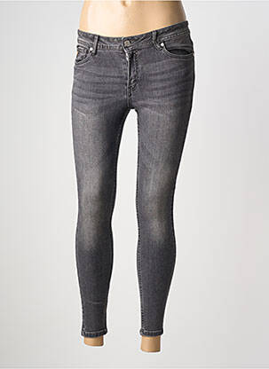 Blugi skinny elasticitate talie joasă gri LOIS femeie