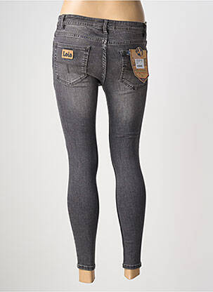 Blugi skinny elasticitate talie joasă gri LOIS femeie