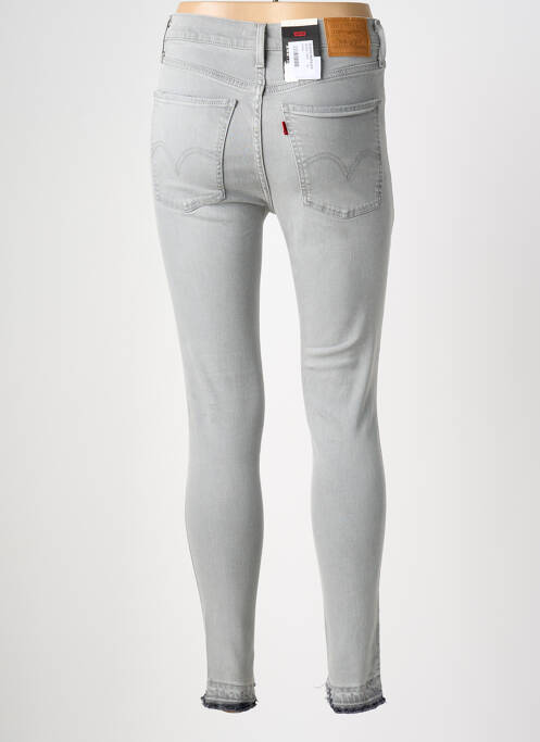 Blugi skinny talie înaltă talie înaltă gri LEVIS femme