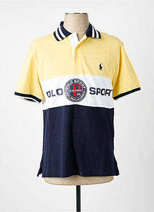 Polo serigrafie mâneci scurte galben RALPH LAUREN bărbat