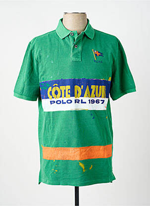Polo serigrafie mâneci scurte verde RALPH LAUREN bărbat