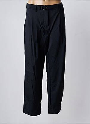 Pantalon drept elasticitate talie înaltă negru LOLA CASADEMUNT femeie