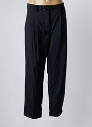 Pantalon drept elasticitate talie înaltă negru LOLA CASADEMUNT femme