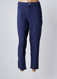 Pantalon 7/8 elasticitate mărime normală albastru DOLCEZZA femme