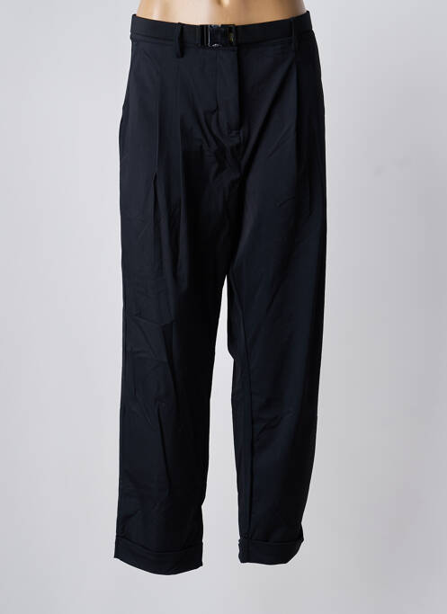 Pantalon drept elasticitate talie înaltă negru LOLA CASADEMUNT femme
