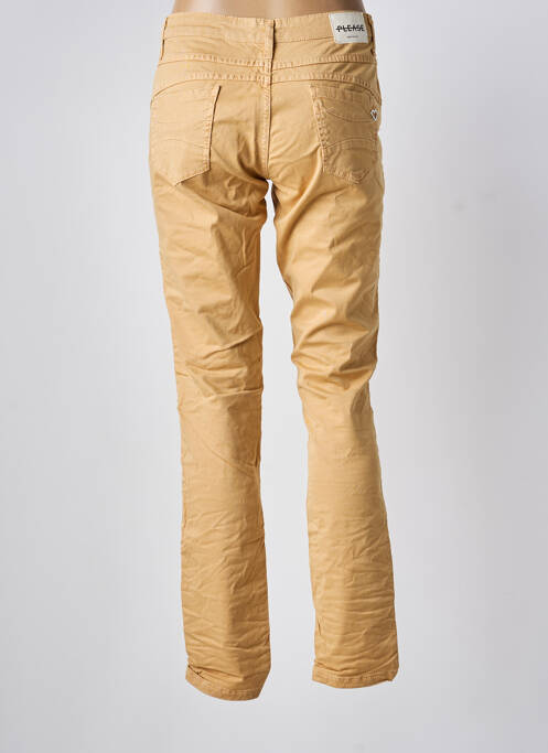 Blugi cu croială slim talie joasă talie joasă bej PLEASE femme