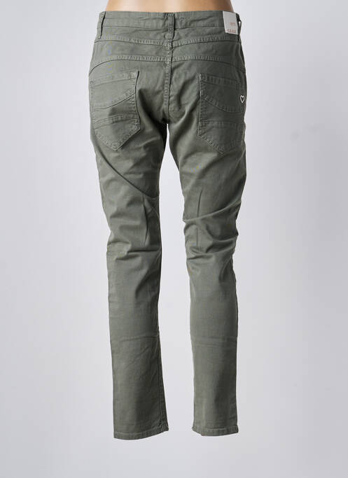 Blugi cu croială slim talie joasă talie joasă verde PLEASE femme