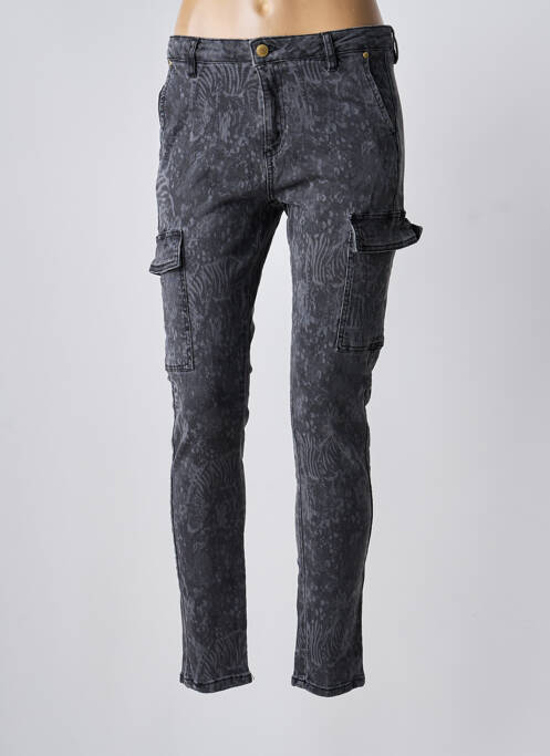 Pantalon cargo mărime normală mărime normală gri DESIGUAL femme