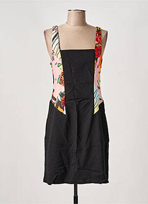 Rochie scurtă fără mâneci fără mâneci negru DESIGUAL femeie