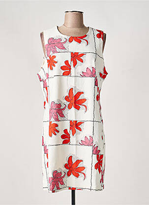 Rochie scurtă fără mâneci fără mâneci bej DESIGUAL femeie
