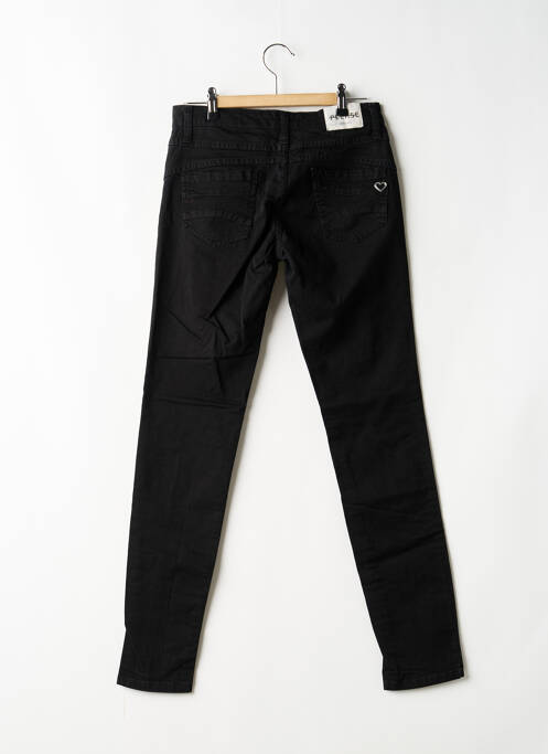 Blugi cu croială slim talie joasă talie joasă negru PLEASE femme
