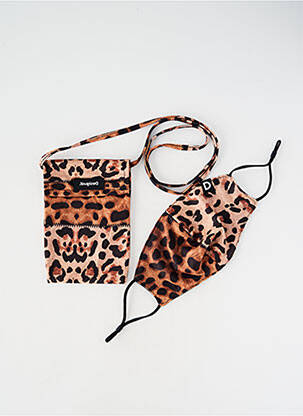 Accesoriu divers imprimeu animal maro DESIGUAL femeie