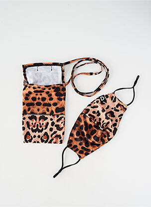 Accesoriu divers imprimeu animal maro DESIGUAL femeie