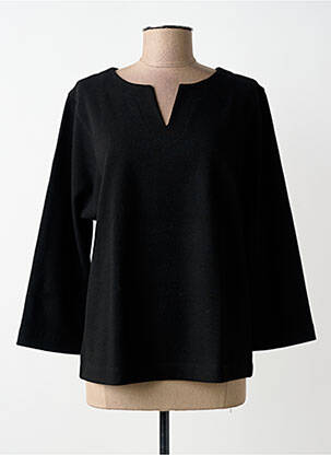 Hanorac elasticitate mâneci lungi negru STREET ONE femme