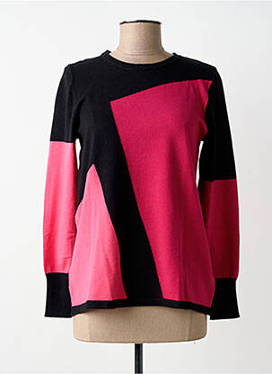 Pulover croială cambrată mâneci lungi roz SCORZZO femme