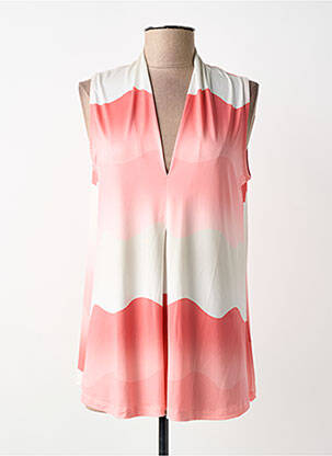 Top elasticitate fără mâneci roz SCORZZO femme