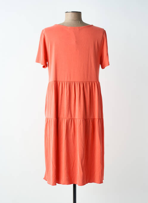 Rochie midi croială evazată mâneci scurte roz BETTY BARCLAY femme