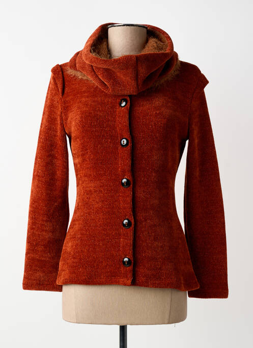 Vestă cu mâneci lungi croială cambrată portocaliu LOLESFILLES femme