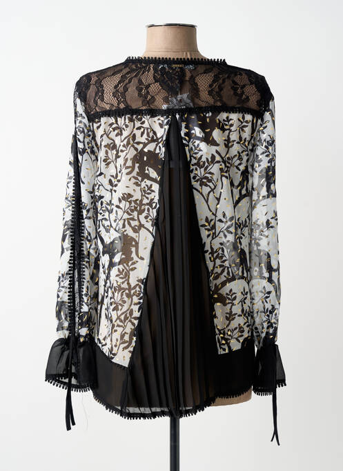 Cămașă imprimeu floral mâneci lungi negru FRED SABATIER femme