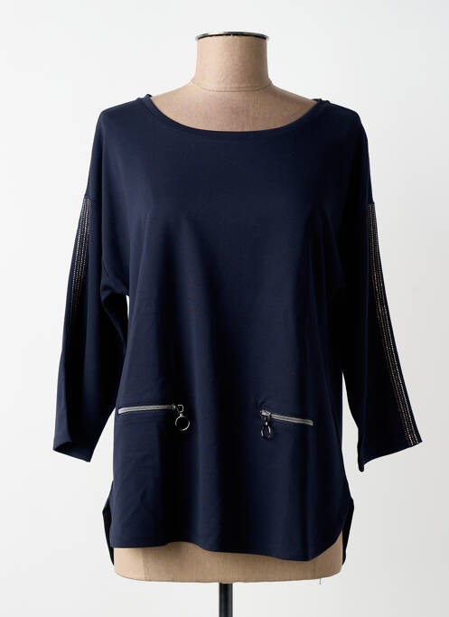 Top elasticitate mâneci 3/4 albastru BETTY BARCLAY femme