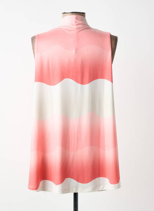 Top elasticitate fără mâneci roz SCORZZO femme