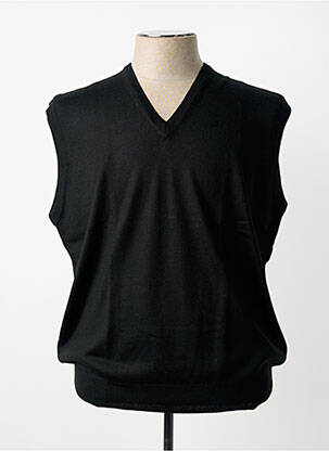 Pulover guler în v mâneci scurte negru OLIVER HOLTON homme