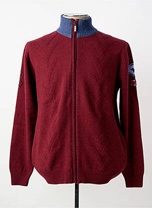 Vestă cu mâneci lungi mâneci lungi roșu LA SQUADRA homme