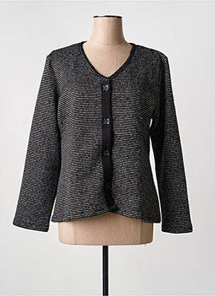 Jachete casual guler rotund negru LO! LES FILLES femeie