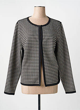 Jachete casual guler rotund negru FRED SABATIER femme