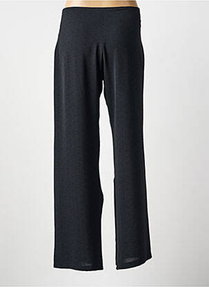 Pantalon larg țesătură crep mărime normală negru LO! LES FILLES femeie