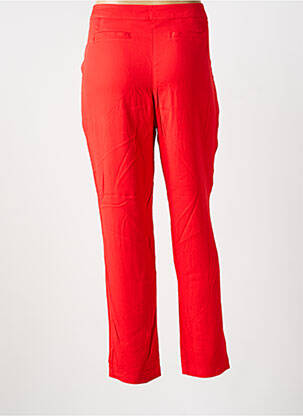 Pantalon slim țesătură poplin mărime normală roșu MADO ET LES AUTRES femeie