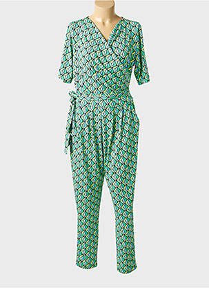 Salopetă-pantalon mâneci scurte mâneci scurte verde BETTY BARCLAY femeie