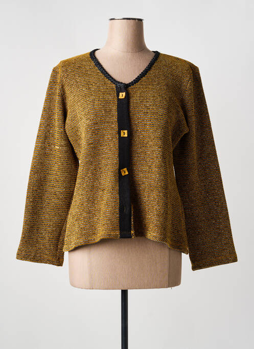 Jachete casual guler rotund galben LO! LES FILLES femme