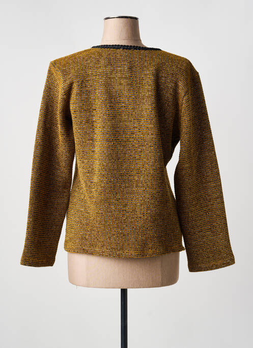 Jachete casual guler rotund galben LO! LES FILLES femme